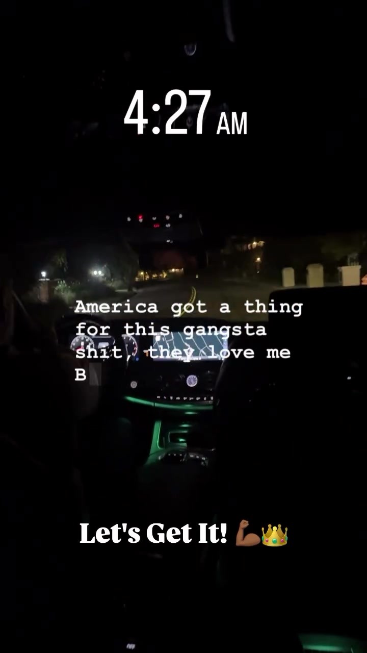 淩晨四點半開車去訓練！老詹曬視頻竝配文：練就完了💪
